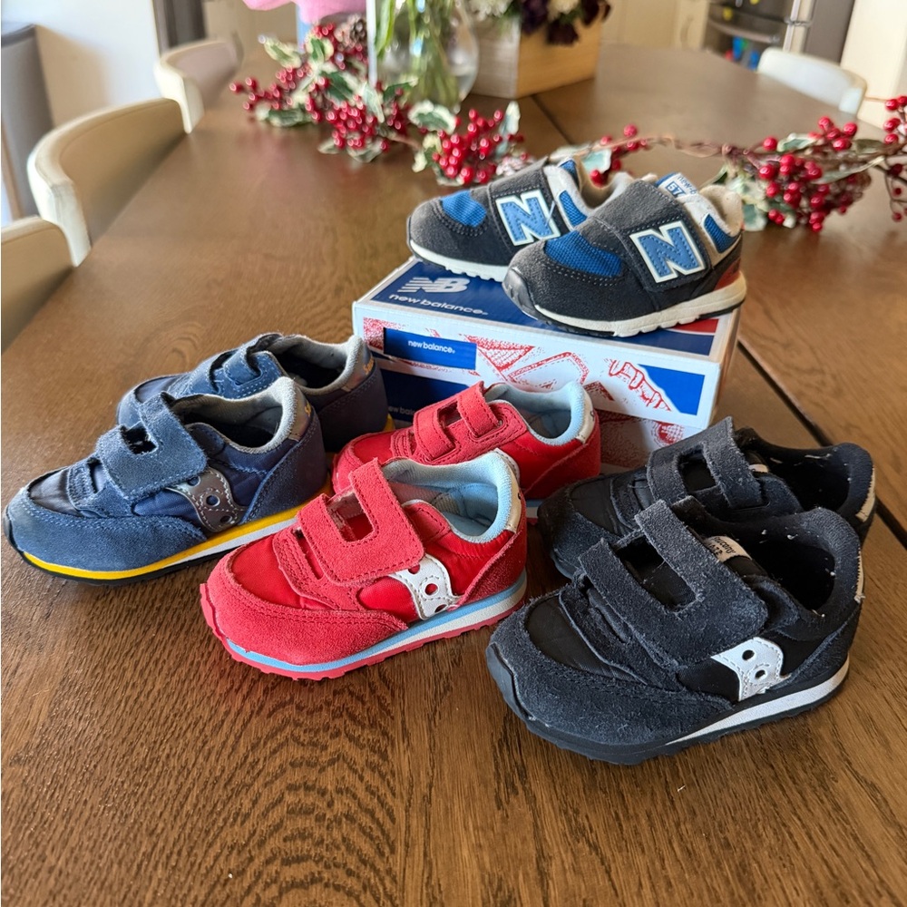 LOT! New Balance & Saucony Toddler Sneakers $15 each